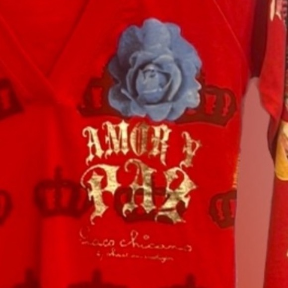 RARE ED HARDY EARLY 2000s HOODIE SWEATER DRESS/TUNIC 
“PACO CHICANO” - Picture 6 of 6